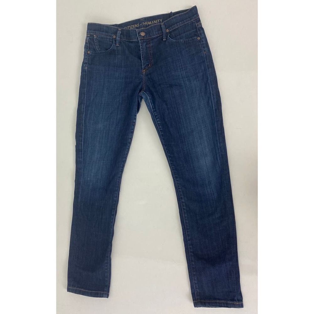 Citizens of Humanity Dani Cropped Straight Leg Jeans Blue - Size 30 (with darts)